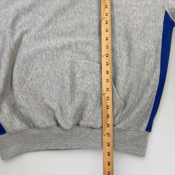 Westlawn Owls Baseball Hooded Sweatshirt Gray Pullover Hoodie Size 2XL - Picture 5 of 8